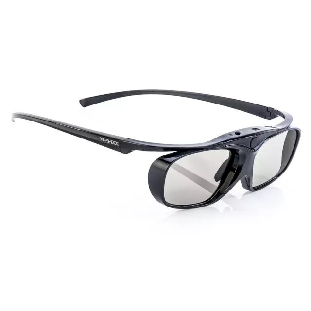 Hi-SHOCK Black Heaven Aktie 3D Shutterbrille für RF 3D Beamer Epson, Sony, JVC