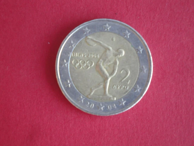 2 EUROS GRÈCE 2004 - jeux olympiques d'Athènes EUR 3,00 - PicClick FR