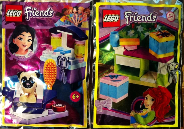 Polybag Lego Friends - salon de toilettage avec un chien Carlin + un jouet bonus