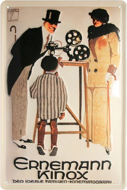 Schild-Blechschild-Retro-Werbeschild-Ern