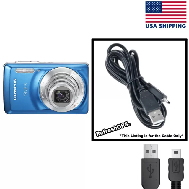 Olympus Stylus 7030 Digital Camera USB Cable Transfer Cord Replacement