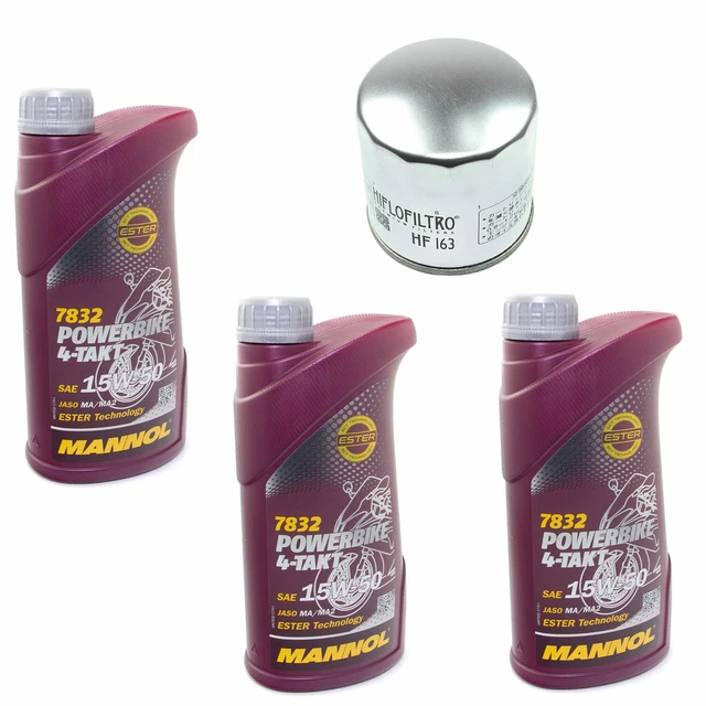 HUILE MOTEUR KIT 15W50 Filtre à HF163 3 Litre pour BMW K 1100 Lt R 1150 ...