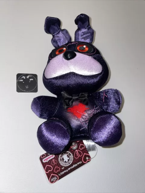 Five Nights At Freddys Plushies Black Heart Bonnie Exclusive Special FNAF