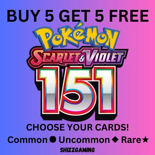 Pokémon SV04: Scarlet & Violet: 151 (English) - /165 Choose Your Cards!