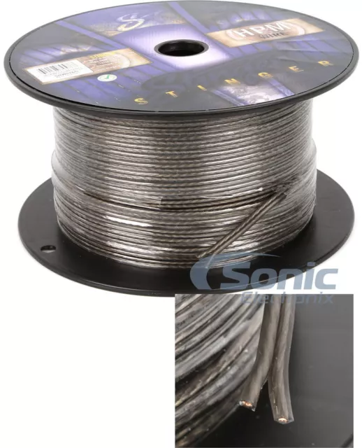 Stinger SHW516G 250 ft. Roll of HPM 16 AWG Gauge Matte Gray Speaker Wire