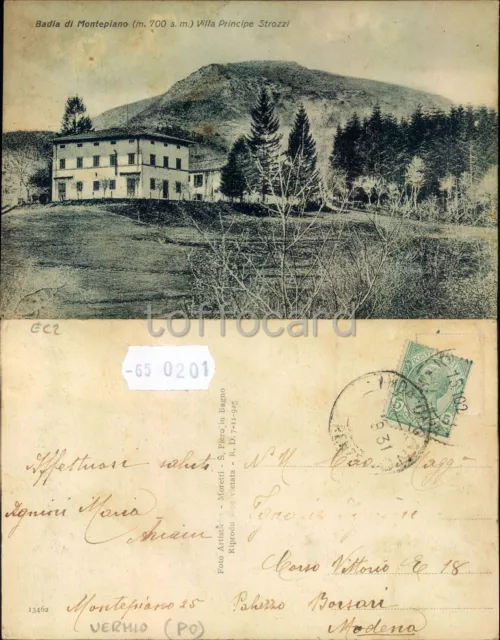 Prato Provincia-Badia Di Montepiano-Villa Principe Strozzi-B65-201