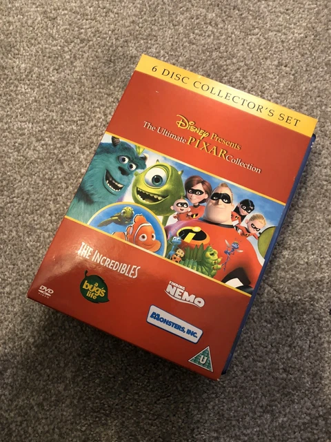 Pixar Collection DISNEY PRESENTS THE Ultimate PIXAR Collection DVD 4 Film 6 Disc Set in ...