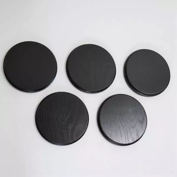 5 Pieza Keilerschilder Tablero Keiler Gewaffbrett Redondo Oscuro Af 15 CM Nuevo