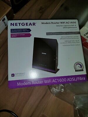 NETGEAR AC1600WiFi VDSL/ADSL Modem Router802.11ac Dual Band Gigabit 5G Fibra