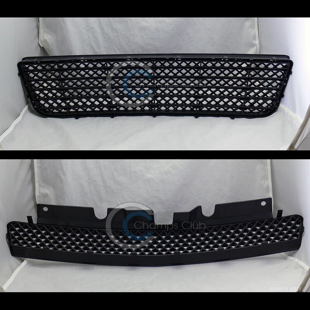 Chrome Sport Mesh Front Hood Upper+Lower Grille For 06-13 Impala