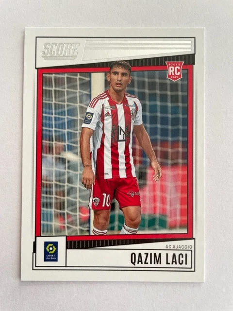 Carte Foot PANINI FC 2022-23 N°3 - Qazim Laci (AC Ajaccio) - Quasi Neuve