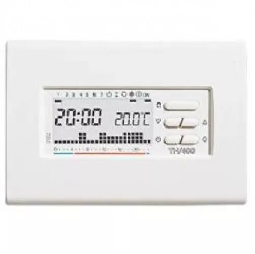 Thermostat Programmable Numérique Hebdomadaire 3X1,5 AAA Blanc 69404200 - Came