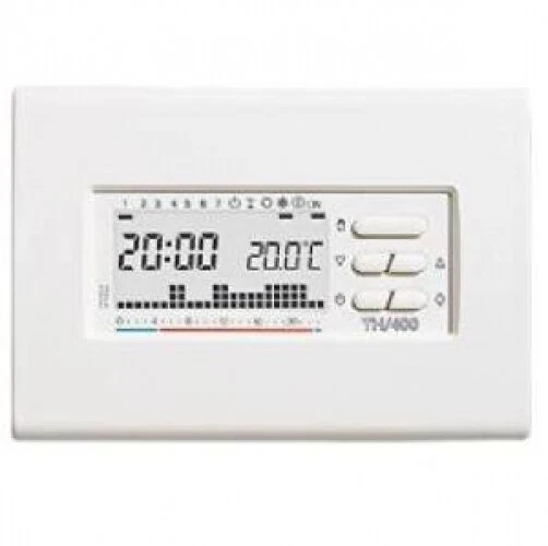 Thermostat Programmable Numérique Hebdomadaire 3X1,5 AAA Blanc 69404200 - Came