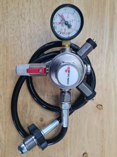 Primary Mixed Gas Regulator /with Gauge, Man Cave Home Bar