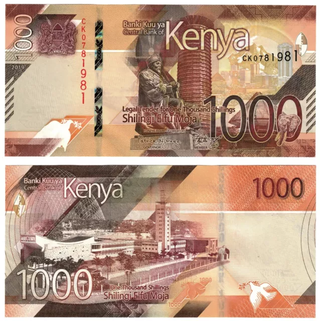 2019 Kenya 1000 Schillings Banknote UNC P56