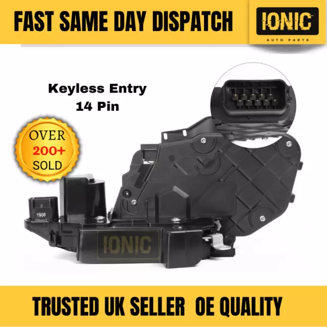 Door Lock Mechanism Range Rover Evoque Jaguar XF Rear Right Keyless Entry