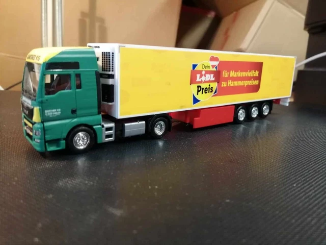 HERPA EIGENBAU GARTNER KG / LiDL MAN TGX XXL Kühlkoffrsattelzug EUR 65
