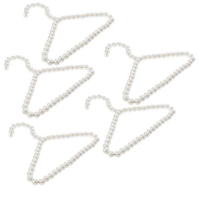 5pcs Puppy Vêtements Hangle Perles de vêtements Hangle de vêtements pour bébé Ha