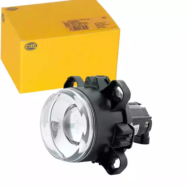 HELLA Faro Halógeno 90mm Redondo 24V Izquierda Derecha Con Luz de Cruce 1ML