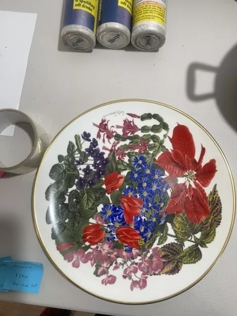 1978 Franklin Flowers of the Year plates