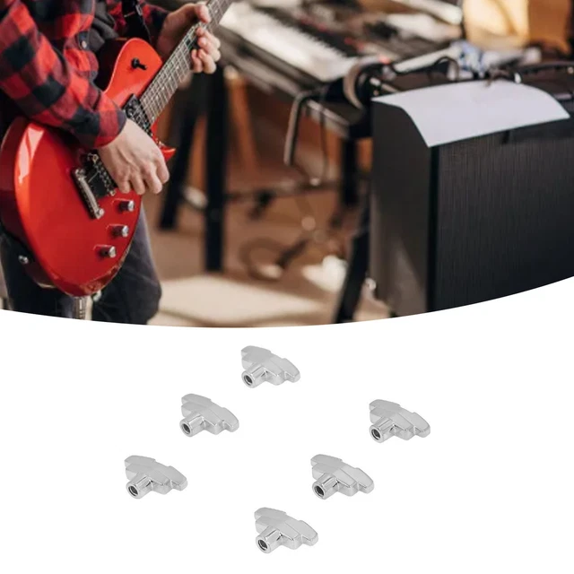 Yuecoom Mécaniques Guitare 3L+3R - Accordeurs Fermés Alliage Zinc Pour Guitare Folk/Électrique