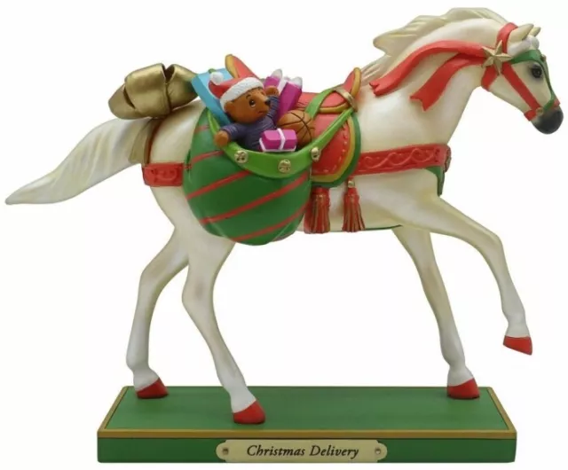LAST ONE Trail of Painted Ponies Xmas Delivery Palomino Resin Figurine FREESHIP
