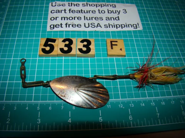 V0533 F Very Old Gm Skinner Spinner Fishing Lure $9.95 - PicClick