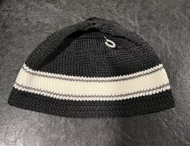 Stretchy Zigzag Knit Cotton Kufi Beanie Hat
