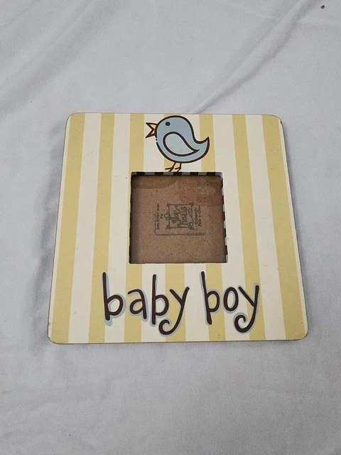 Glory House 3x3 Inch Baby Boy Wooden Photo Frame #BT106