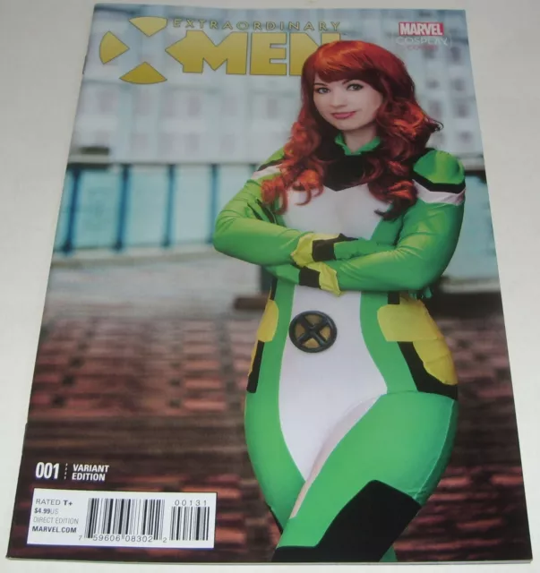 Extraordinary X-Men No 1 Marvel Comic Limited Cosplay Variant Cover January 2016