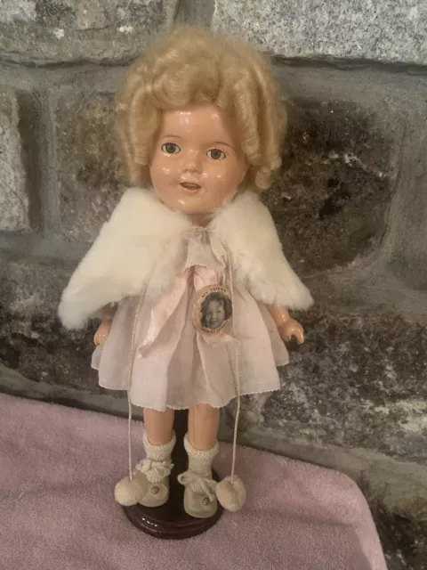 Vintage 1930’s Ideal 13” Compo Shirley Temple Doll Beautiful Composition