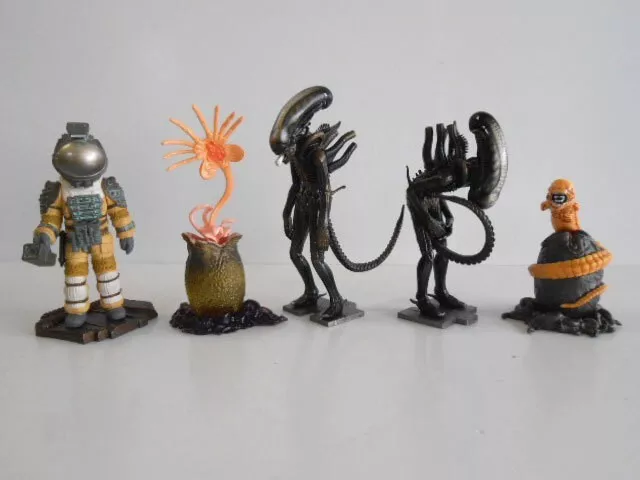 KAIYODO Alien anthology all 5 figures full comp set SUPER RARE! from Japan