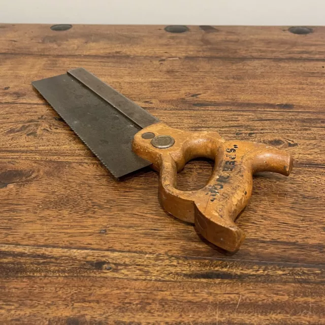 VINTAGE SPEAR Jackson Spearior Steel Back 10 Dovetail Tenon