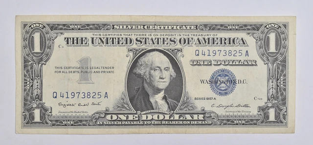 Crisp - 1957-A United States Dollar Currency $1 Silver Certificate *024