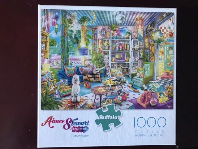 Buffalo Games - Aimee Stewart - Blanket Fort 1979-1000 Piece Jigsaw Puzzle  for Adults Challenging Puzzle Perfect for Game Nights - 1000 Piece Finished