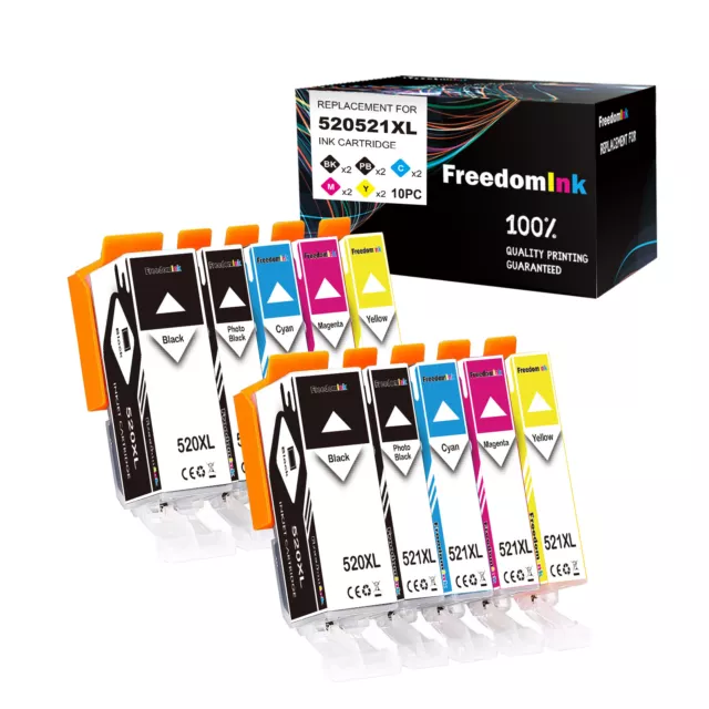 10x Drucker patronen für Canon pixma IP3600 MP550 MP560 MP620 MP630 MP640 MP540