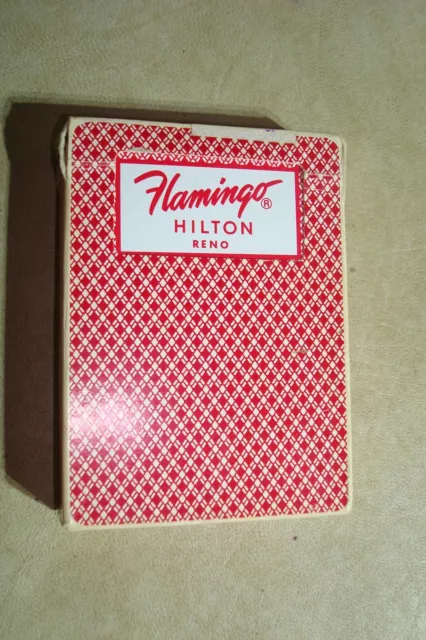 FLAMINGO Hilton, Reno Nevada - Casino Playing Cards