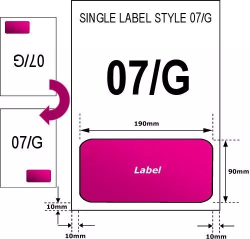 190 x 90 5000x 5000 eBay Pro Amazom A4 Paper Integrated Peel off Label  07G 07/G