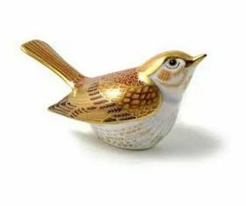 Nightingale Paperweight by Royal Crown Derby - New in Box - PAPBOX60655