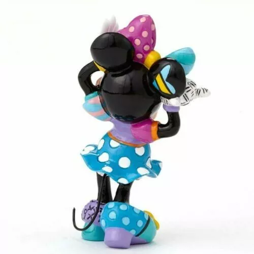 Britto Disney Showcase Minnie Mouse Arms up Mini Figurine 4049373,  Brand New, 2