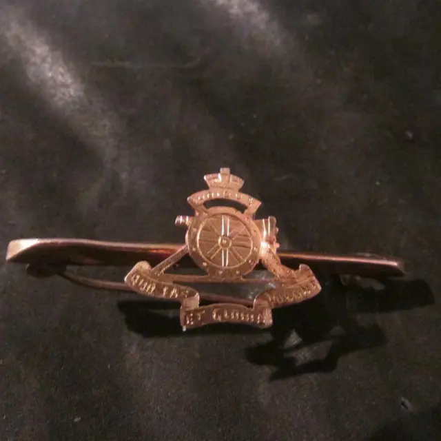 Antique WW1, Royal Artillery, 9ct Gold Sweetheart Brooch