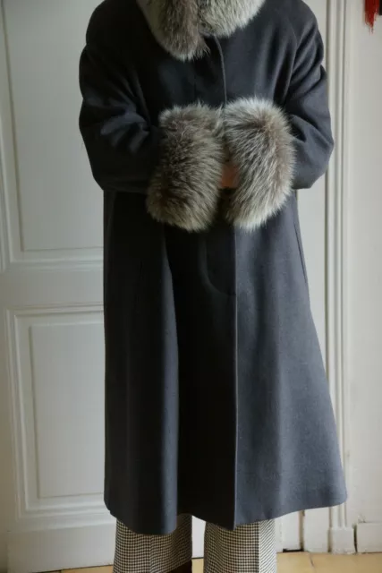 Manteau angora femme best sale