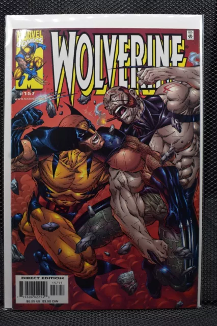 Wolverine #157 Marvel 2000 Logan X-Men Rob Liefeld Spider-Man Appearance 9.4