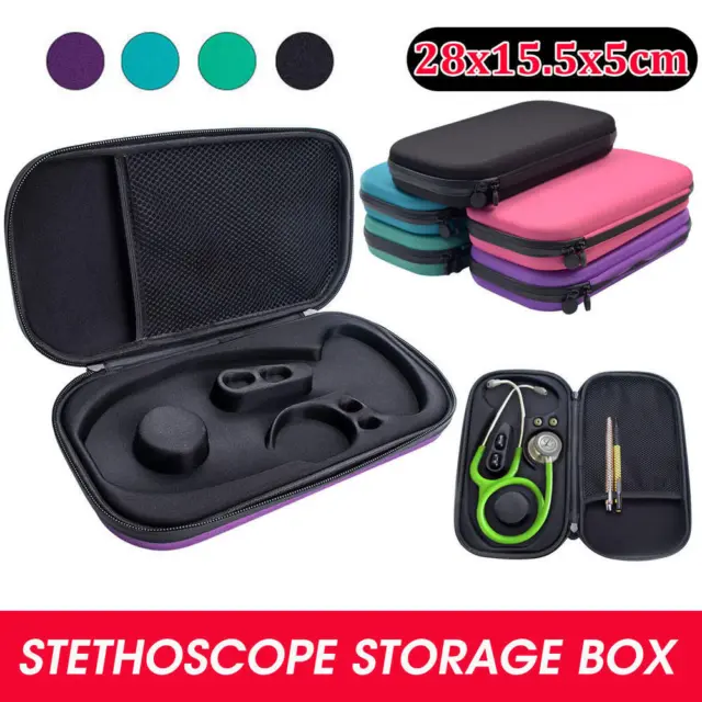 Portable Travel Medical Organizer Stethoscope Hard Storage Box Case Carry Bag 2