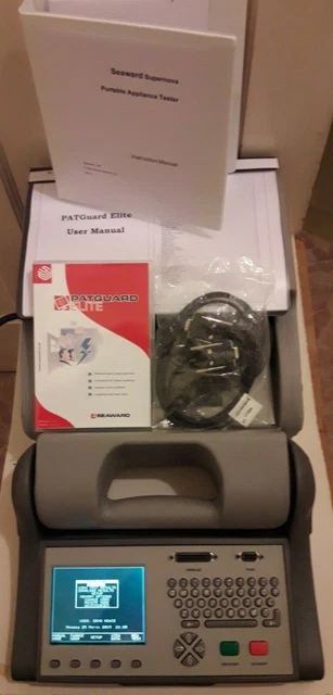 Seaward Supernova PAT Tester Kit, software, accessori, calibrazione 1 anno.
