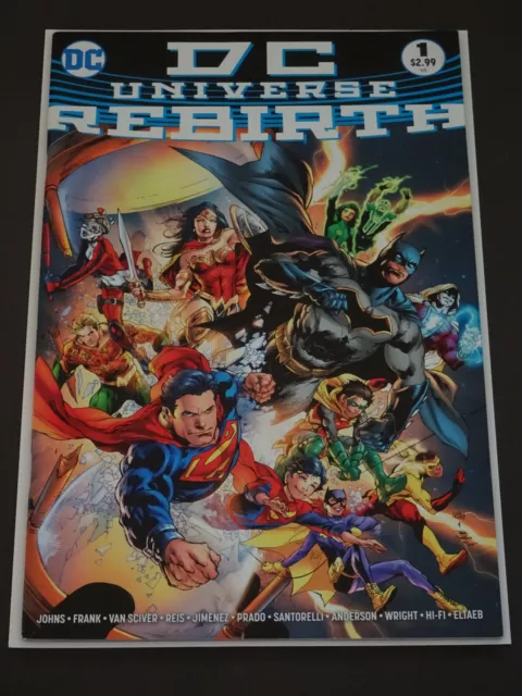 DC Universe Rebirth (2016) #1 - Ivan Reis Midnight Release variant.