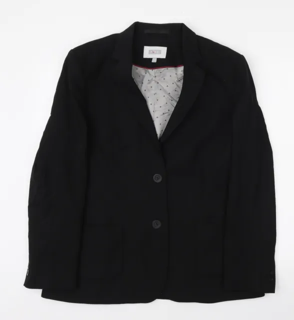 Blazer da donna NEXT giacca in lana nera taglia 16