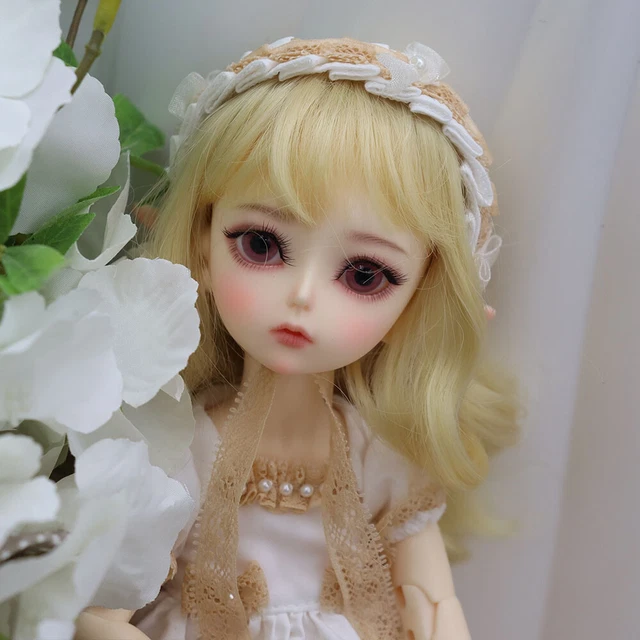 1/6 BJD Dolls Resin 11" Girl Female Body Doll + Eyes + Face Make up Toy FULL SET