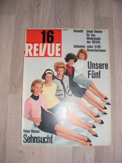 Revue Zeitschrift -Nr 16/Jahrgang 1964 Unsere Fünf