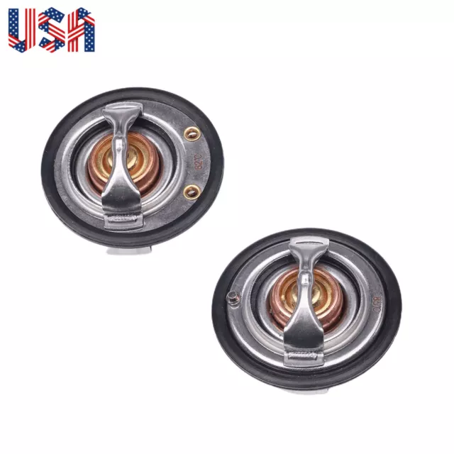 185 & 180 Degree Thermostat Front & Rear Kit Fit for GM Pickup Duramax US